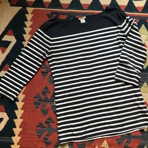 Classic Navy Striped Top